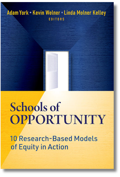photo of book titled, Schools of Opportunity: 10 Research-Based Models of Equity in Action